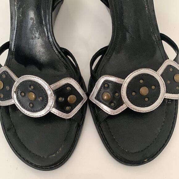 Franco Sarto Wedge Heels Sandals Size 9,5 - Picture 2 of 8